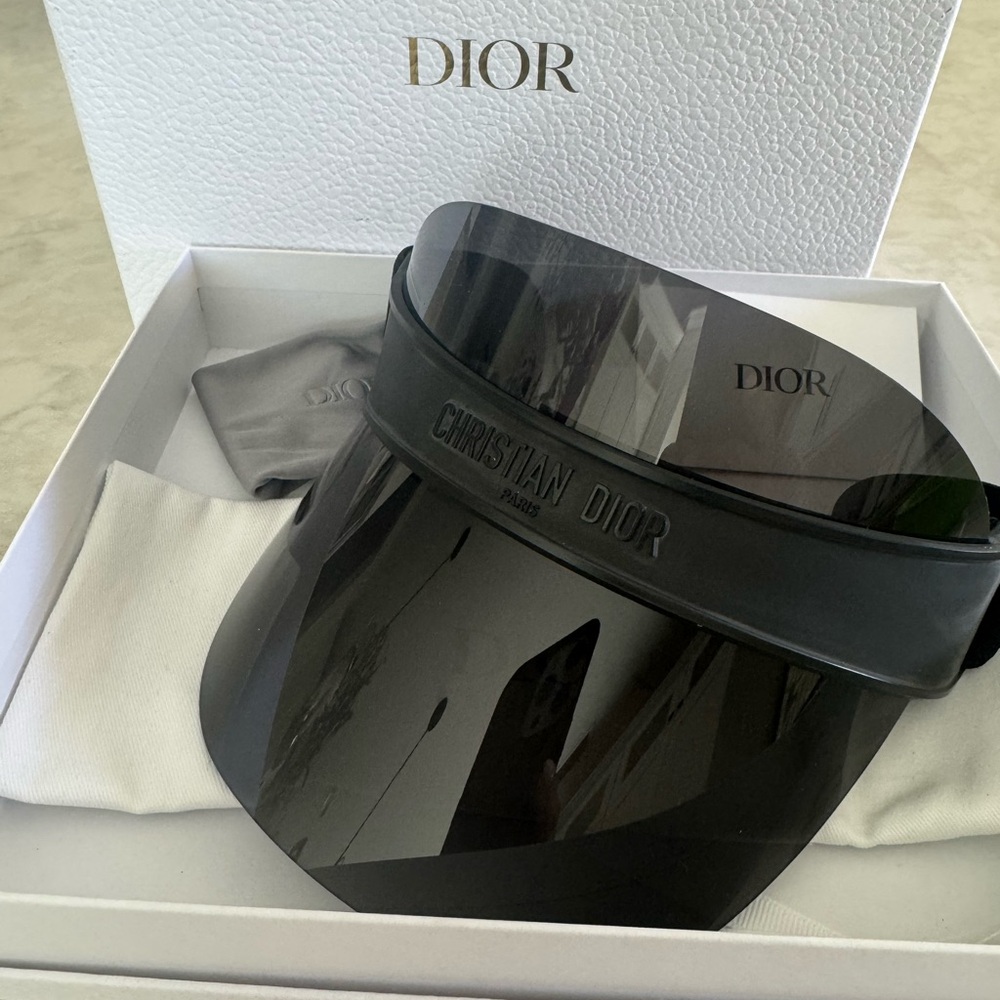 Dior Black Sunglasses Visor
